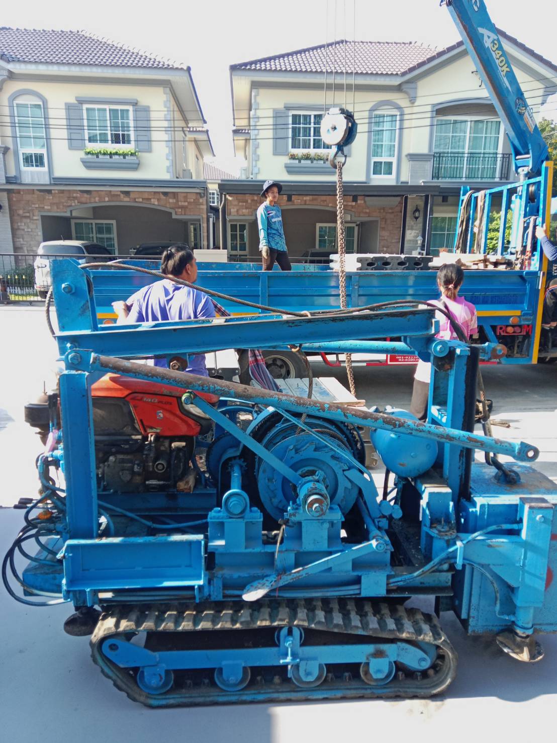 ผลงานการลงเสาเข็มไมโครไพล์