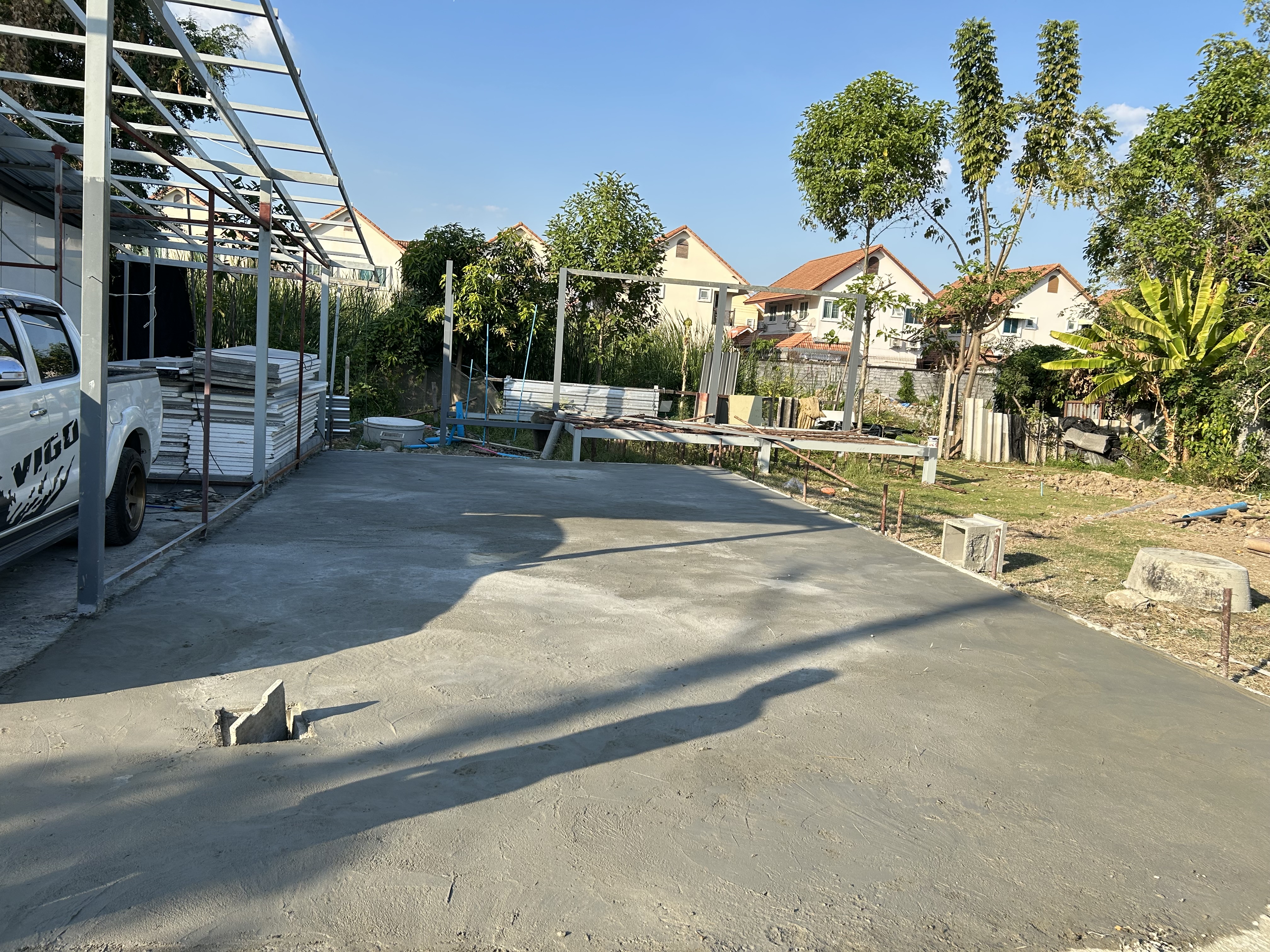 งานเทพื้นคอนกรีต